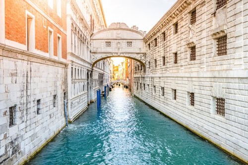 Seufzerbrücke in Venedig, Italien
